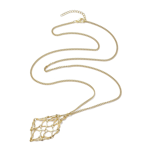PandaHall Stainless Steel Macrame Pouch Empty Stone Holder for Necklace Makings, Golden, 28.19 inch(71.6cm) Stainless Steel
PandaHall Stainless Steel Macrame Pouch Empty Stone Holder for Necklace Makings, Golden, 28.19 inch(71.6cm) Stainless Steel