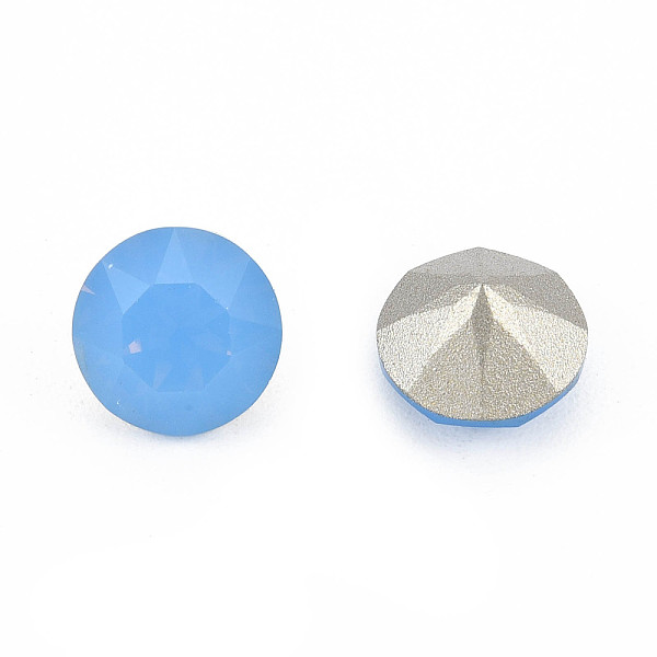 PandaHall K9 Glass Rhinestone Cabochons, Pointed Back & Back Plated, Faceted, Diamond, Sapphire, 8x6mm Glass Rhinestone Diamond Blue
PandaHall K9 Glass Rhinestone Cabochons, Pointed Back & Back Plated, Faceted, Diamond, Sapphire, 8x6mm Glass Rhinestone Diamond Blue