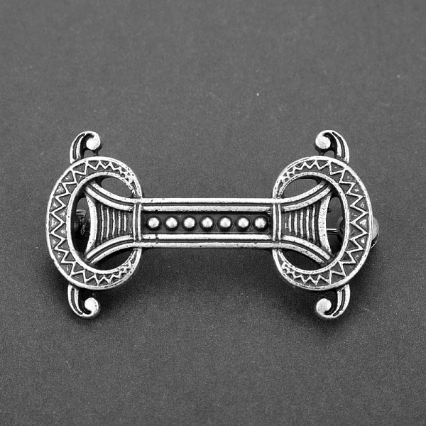 PandaHall Viking Knot Alloy Brooches for Men, Flat Round, Antique Silver, 35mm Alloy Others
PandaHall Viking Knot Alloy Brooches for Men, Flat Round, Antique Silver, 35mm Alloy Others