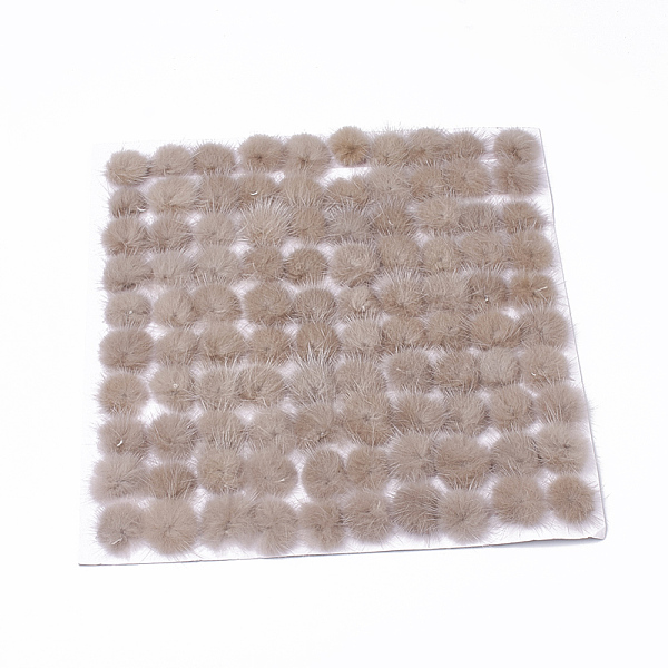 PandaHall Faux Mink Fur Ball Decoration, Pom Pom Ball, For DIY Craft, Tan, 2~2.5cm, about 100pcs/board Fibre Orange
PandaHall Faux Mink Fur Ball Decoration, Pom Pom Ball, For DIY Craft, Tan, 2~2.5cm, about 100pcs/board Fibre Orange