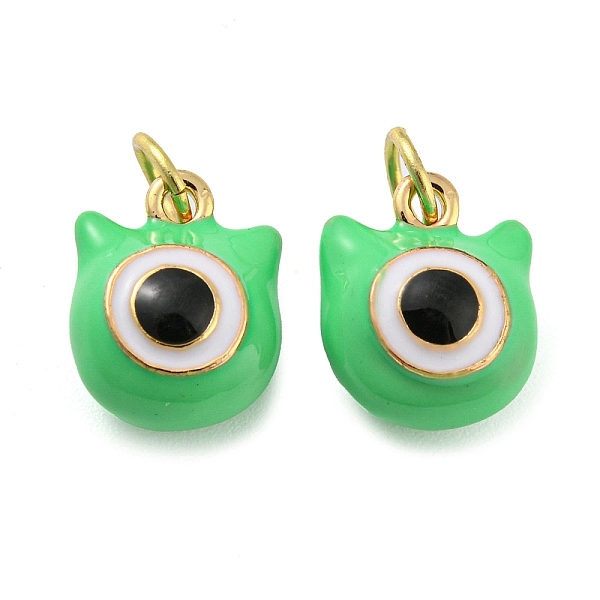 PandaHall Evil Eye Rack Plating Brass Enamel Charms, with Jump Ring, Long-Lasting Plated, Cadmium Free & Lead Free, Real 18K Gold Plated...
PandaHall Evil Eye Rack Plating Brass Enamel Charms, with Jump Ring, Long-Lasting Plated, Cadmium Free & Lead Free, Real 18K Gold Plated...