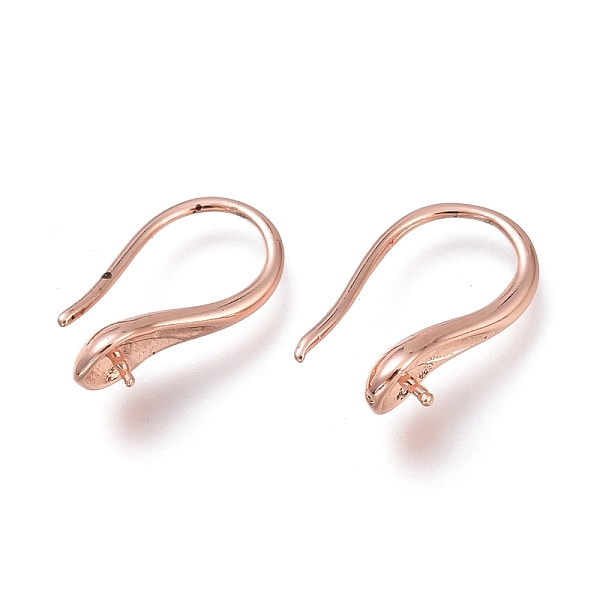 PandaHall Brass Earring Hooks, Long-Lasting Plated, Ear Wire, for Half Drilled Beads, Rose Gold, 14.7mm, 21 Gauge, Pin: 0.7mm Brass
PandaHall Brass Earring Hooks, Long-Lasting Plated, Ear Wire, for Half Drilled Beads, Rose Gold, 14.7mm, 21 Gauge, Pin: 0.7mm Brass