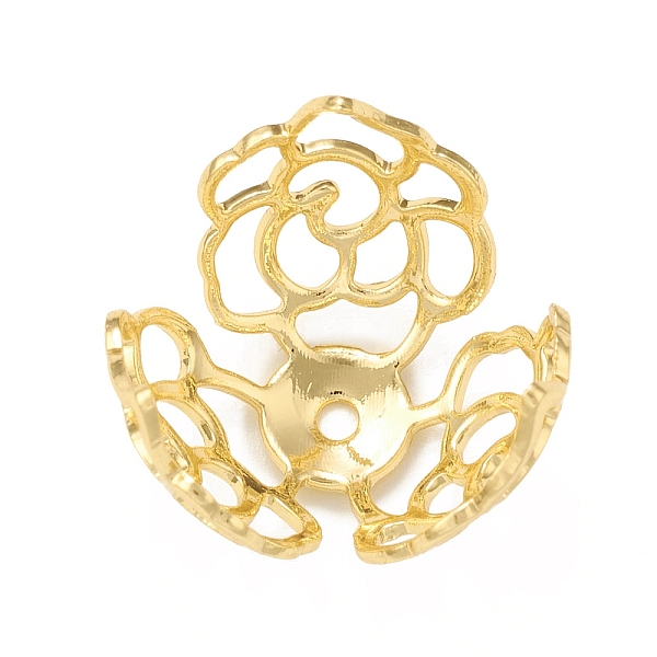 PandaHall Brass Bead Caps, 3-Petal Flower, Real 18K Gold Plated, 16x11.5mm, Hole: 1.4mm Brass
PandaHall Brass Bead Caps, 3-Petal Flower, Real 18K Gold Plated, 16x11.5mm, Hole: 1.4mm Brass