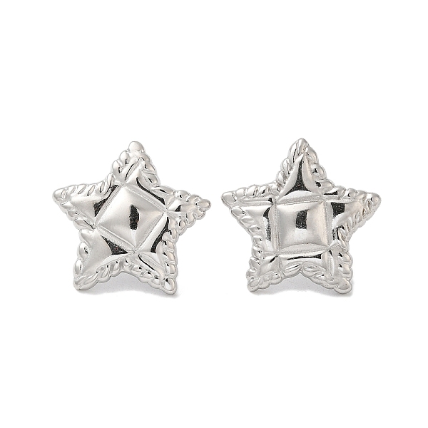 PandaHall 304 Stainless Steel Stud Earrings, Star, Stainless Steel Color, 21x22mm 304 Stainless Steel Star
PandaHall 304 Stainless Steel Stud Earrings, Star, Stainless Steel Color, 21x22mm 304 Stainless Steel Star