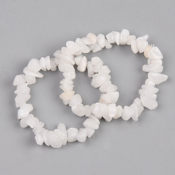 PandaHall Unisex Chip Natural White Moonstone Beaded Stretch Bracelets, Inner Diameter: 1-3/4~2 inch(4.5~5cm) White Moonstone
PandaHall Unisex Chip Natural White Moonstone Beaded Stretch Bracelets, Inner Diameter: 1-3/4~2 inch(4.5~5cm) White Moonstone