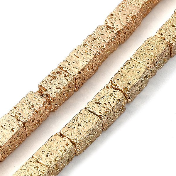 PandaHall Electroplated Natural Lava Rock Beads Strands, Cuboid, Light Gold Plated, 6~6.5x4x4mm, Hole: 1.4mm, about 63pcs/strand, 16.06''...
PandaHall Electroplated Natural Lava Rock Beads Strands, Cuboid, Light Gold Plated, 6~6.5x4x4mm, Hole: 1.4mm, about 63pcs/strand, 16.06''...