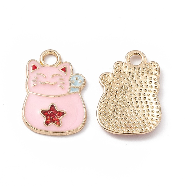 PandaHall Alloy Enamel Pendants, Cat with Star Charm, Golden, Pink, 18.5x12.5x1.5mm, Hole: 2mm Alloy+Enamel Cat Shape Pink
PandaHall Alloy Enamel Pendants, Cat with Star Charm, Golden, Pink, 18.5x12.5x1.5mm, Hole: 2mm Alloy+Enamel Cat Shape Pink