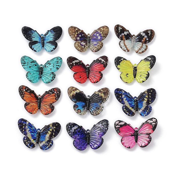 PandaHall Spray Painted Acrylic Pendants, Butterfly, Mixed Color, 30x41x3mm, Hole: 1.6x1.5mm Acrylic Butterfly Multicolor
PandaHall Spray Painted Acrylic Pendants, Butterfly, Mixed Color, 30x41x3mm, Hole: 1.6x1.5mm Acrylic Butterfly Multicolor