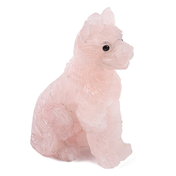 PandaHall Natural Rose Quartz Wolf Figurines Statues for Home Office Desktop Feng Shui Ornament, 47~48x27~28x72~74mm Rose Quartz Wolf
PandaHall Natural Rose Quartz Wolf Figurines Statues for Home Office Desktop Feng Shui Ornament, 47~48x27~28x72~74mm Rose Quartz Wolf