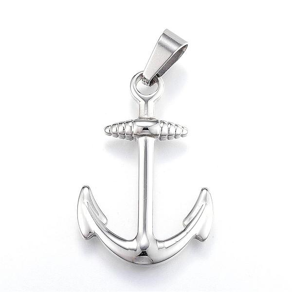 PandaHall 304 Stainless Steel Pendants, Anchor, Stainless Steel Color, 37.5x25x4mm, Hole: 5x10mm 304 Stainless Steel Anchor & Helm
PandaHall 304 Stainless Steel Pendants, Anchor, Stainless Steel Color, 37.5x25x4mm, Hole: 5x10mm 304 Stainless Steel Anchor & Helm