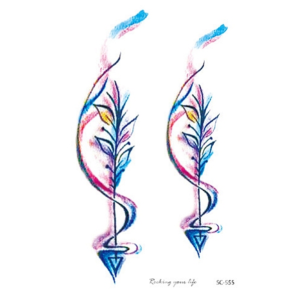 PandaHall Feather Pattern Removable Temporary Tattoos Paper Stickers, Colorful, 15x10.5cm Paper Feather
PandaHall Feather Pattern Removable Temporary Tattoos Paper Stickers, Colorful, 15x10.5cm Paper Feather