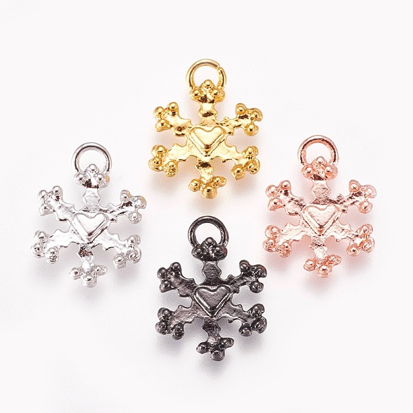 PandaHall Alloy Pendants, Christmas Series, Snowflake, Mixed Color, 16.5~17x12.5x2mm, Hole: 3mm Alloy Snowflake Multicolor
PandaHall Alloy Pendants, Christmas Series, Snowflake, Mixed Color, 16.5~17x12.5x2mm, Hole: 3mm Alloy Snowflake Multicolor