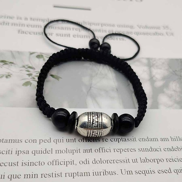 PandaHall Alloy Oval Braided Bead Bracelets, Adjustable Cord Bracelets for Women Men Alloy
PandaHall Alloy Oval Braided Bead Bracelets, Adjustable Cord Bracelets for Women Men Alloy