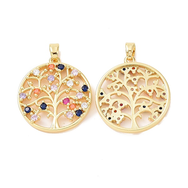 PandaHall Brass Micro Pave Cubic Zirconia Pendants, Flat Round & Tree Charm, Real 18K Gold Plated, 24.5x22x3mm, Hole: 2.5x5mm Brass+Cubic...
PandaHall Brass Micro Pave Cubic Zirconia Pendants, Flat Round & Tree Charm, Real 18K Gold Plated, 24.5x22x3mm, Hole: 2.5x5mm Brass+Cubic...