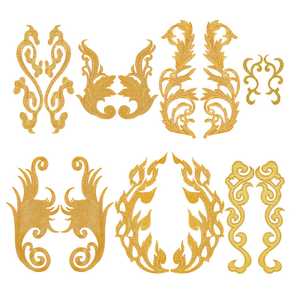 PandaHall AHADERMAKER 14Pcs 7 Style Auspicious Cloud Computerized Embroidery Cloth Iron on/Sew on Patches, Costume Accessories, Metallic..., Gold
PandaHall AHADERMAKER 14Pcs 7 Style Auspicious Cloud Computerized Embroidery Cloth Iron on/Sew on Patches, Costume Accessories, Metallic..., Gold