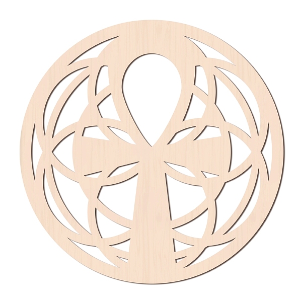 PandaHall Laser Cut Wooden Wall Sculpture, Torus Wall Art, Home Decor Meditation Symbol, Yoga Hanging Artwork, Flat Round with Ankh Cross..., Orange
PandaHall Laser Cut Wooden Wall Sculpture, Torus Wall Art, Home Decor Meditation Symbol, Yoga Hanging Artwork, Flat Round with Ankh Cross..., Orange