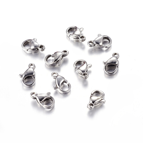 PandaHall 304 Stainless Steel Lobster Claw Clasps, Parrot Trigger Clasps, Manual Polishing, Stainless Steel Color, 9x5.5x3mm, Hole: 1mm 304...
PandaHall 304 Stainless Steel Lobster Claw Clasps, Parrot Trigger Clasps, Manual Polishing, Stainless Steel Color, 9x5.5x3mm, Hole: 1mm 304...