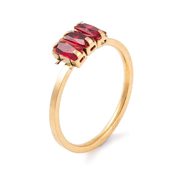 PandaHall 304 Stainless Steel Finger Ring, Rectangle Cubic Zirconia Ring for Women, Golden, US Size 6~9(16.5~18.9mm) Stainless Steel+Cubic..., Red
PandaHall 304 Stainless Steel Finger Ring, Rectangle Cubic Zirconia Ring for Women, Golden, US Size 6~9(16.5~18.9mm) Stainless Steel+Cubic..., Red