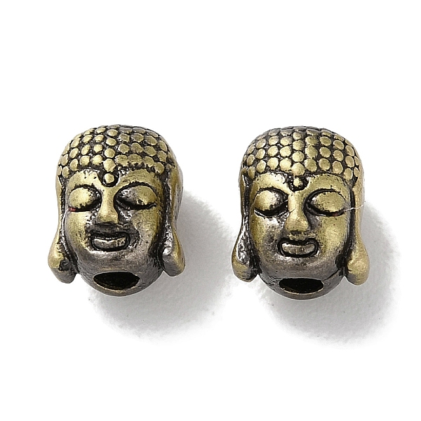 PandaHall Tibetan Style Brass Beads, Cadmium Free & Lead Free, Buddha Head, Antique Bronze, 8.5x7x7mm, Hole: 2mm Brass Body
PandaHall Tibetan Style Brass Beads, Cadmium Free & Lead Free, Buddha Head, Antique Bronze, 8.5x7x7mm, Hole: 2mm Brass Body