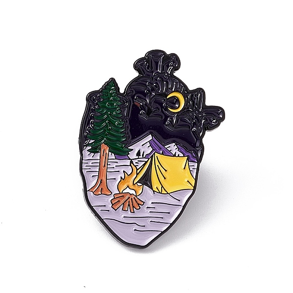 PandaHall Anatomical Heart Enamel Pin, Electrophoresis Black Alloy Brooch for Backpack Clothes, Mountain Pattern, 30x21x2mm, Pin: 1.2mm...
PandaHall Anatomical Heart Enamel Pin, Electrophoresis Black Alloy Brooch for Backpack Clothes, Mountain Pattern, 30x21x2mm, Pin: 1.2mm...