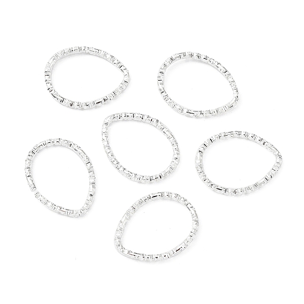 PandaHall Iron Linking Ring, Openable, Textured Teardrop, Silver, 18x14mm Iron Teardrop
PandaHall Iron Linking Ring, Openable, Textured Teardrop, Silver, 18x14mm Iron Teardrop