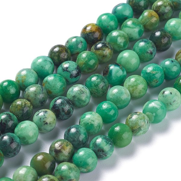 PandaHall Natural Variscite Bead Strands, Round, 10mm, Hole: 1.4mm, about 41pcs/strand, 15.94''(40.5cm) Variscite Round
PandaHall Natural Variscite Bead Strands, Round, 10mm, Hole: 1.4mm, about 41pcs/strand, 15.94''(40.5cm) Variscite Round