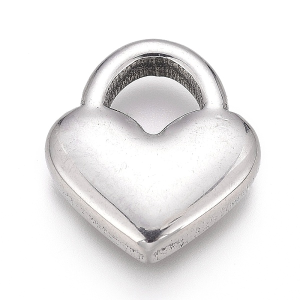 PandaHall 304 Stainless Steel Pendants, Heart Lock, Stainless Steel Color, 16.5x14x3.5mm, Hole: 6x6mm 304 Stainless Steel Heart
PandaHall 304 Stainless Steel Pendants, Heart Lock, Stainless Steel Color, 16.5x14x3.5mm, Hole: 6x6mm 304 Stainless Steel Heart