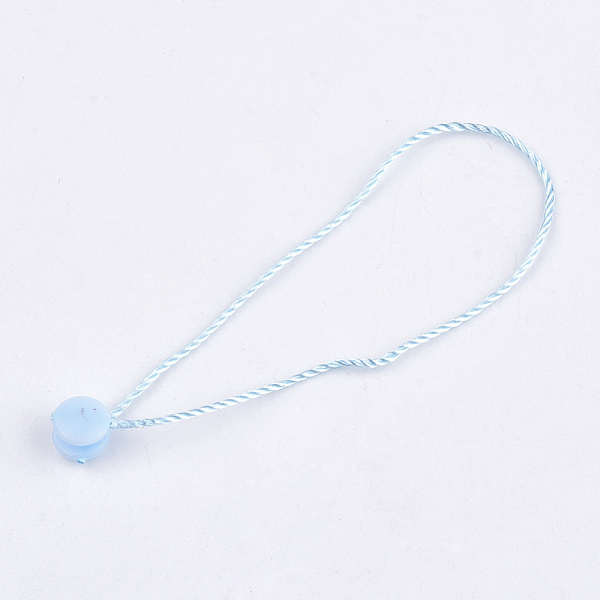 PandaHall Polyester Cord with Seal Tag, Plastic Hang Tag Fasteners, Light Blue, 190~195x1mm, Seal Tag: 8x2mm and 8x6.5mm, about 1000pcs/bag...
PandaHall Polyester Cord with Seal Tag, Plastic Hang Tag Fasteners, Light Blue, 190~195x1mm, Seal Tag: 8x2mm and 8x6.5mm, about 1000pcs/bag...