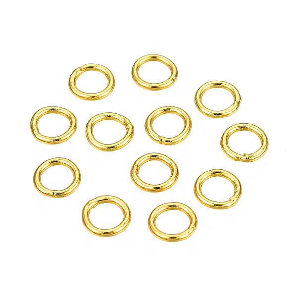 PandaHall 304 Stainless Steel Round Rings, Soldered Jump Rings, Closed Jump Rings, Golden, 4x0.7mm, Inner Diameter: 2.5mm 304 Stainless...
PandaHall 304 Stainless Steel Round Rings, Soldered Jump Rings, Closed Jump Rings, Golden, 4x0.7mm, Inner Diameter: 2.5mm 304 Stainless...