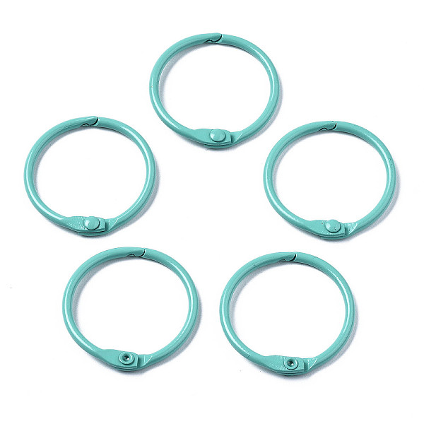 PandaHall Spray Painted Iron Split Key Rings, Ring, Turquoise, 30x4mm Iron Ring Green
PandaHall Spray Painted Iron Split Key Rings, Ring, Turquoise, 30x4mm Iron Ring Green