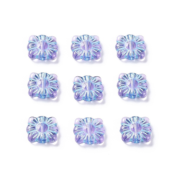 PandaHall Plating Transparent Acrylic Beads, Metal Enlaced, Square with Flower Pattern, Medium Orchid, 9.5~10x10.5~11x3.5mm, Hole: 1.6mm...
PandaHall Plating Transparent Acrylic Beads, Metal Enlaced, Square with Flower Pattern, Medium Orchid, 9.5~10x10.5~11x3.5mm, Hole: 1.6mm...