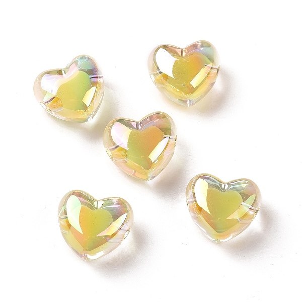 PandaHall Transparent Acrylic Beads, Bead in Bead, AB Color Plated, Heart, Champagne Yellow, 19x21.5x14mm, Hole: 3.5mm Acrylic Heart
PandaHall Transparent Acrylic Beads, Bead in Bead, AB Color Plated, Heart, Champagne Yellow, 19x21.5x14mm, Hole: 3.5mm Acrylic Heart