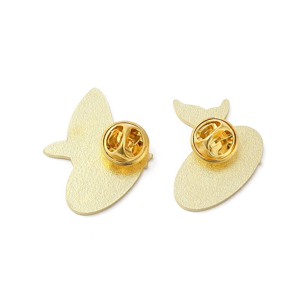 PandaHall Alloy Brooches, Enamel Pins, for Backpack Cloth, Whale, 25x23x1.5mm & 28x27x1.5mm, Pin:1mm, 2pcs/set Alloy+Enamel Whale
PandaHall Alloy Brooches, Enamel Pins, for Backpack Cloth, Whale, 25x23x1.5mm & 28x27x1.5mm, Pin:1mm, 2pcs/set Alloy+Enamel Whale