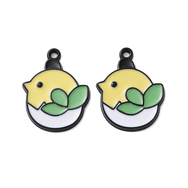 PandaHall Alloy Enamel Pendants, Cadmium Free & Nickel Free & Lead Free, Chick Charm, Black, 21x16x1.5mm, Hole: 1.4mm Alloy+Enamel Chick
PandaHall Alloy Enamel Pendants, Cadmium Free & Nickel Free & Lead Free, Chick Charm, Black, 21x16x1.5mm, Hole: 1.4mm Alloy+Enamel Chick