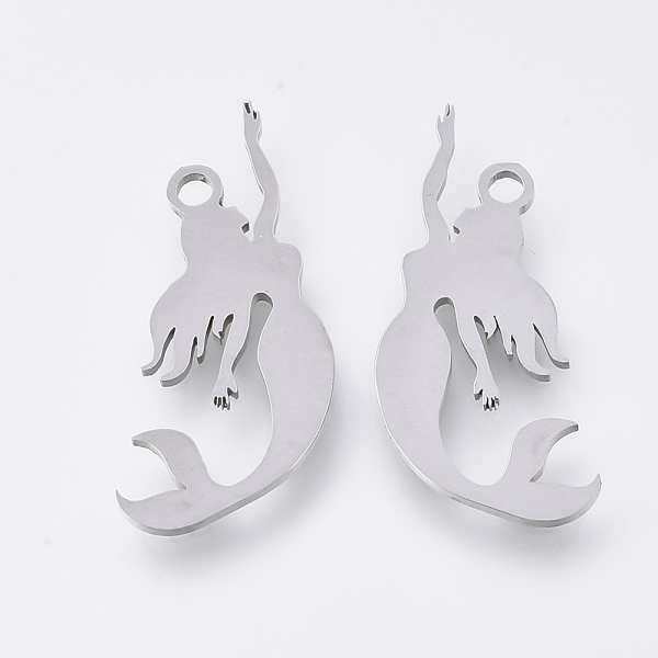PandaHall 201 Stainless Steel Pendants, Laser Cut Pendants, Mermaid, Stainless Steel Color, 24.5x13x1mm, Hole: 1.6mm 201 Stainless Steel...
PandaHall 201 Stainless Steel Pendants, Laser Cut Pendants, Mermaid, Stainless Steel Color, 24.5x13x1mm, Hole: 1.6mm 201 Stainless Steel...