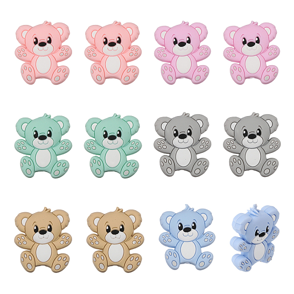 PandaHall CHGCRAFT 12Pcs 6 Colors Food Grade Eco-Friendly Silicone Beads, Chewing Beads For Teethers, DIY Nursing Necklaces Making, Bear..., Multicolor
PandaHall CHGCRAFT 12Pcs 6 Colors Food Grade Eco-Friendly Silicone Beads, Chewing Beads For Teethers, DIY Nursing Necklaces Making, Bear..., Multicolor