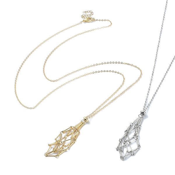 PandaHall 2Pcs 2 Color Brass Bar Link Chains Macrame Pouch Empty Stone Holder for Pendant Necklaces Making, Platinum & Golden, 29.61 inch...
PandaHall 2Pcs 2 Color Brass Bar Link Chains Macrame Pouch Empty Stone Holder for Pendant Necklaces Making, Platinum & Golden, 29.61 inch...