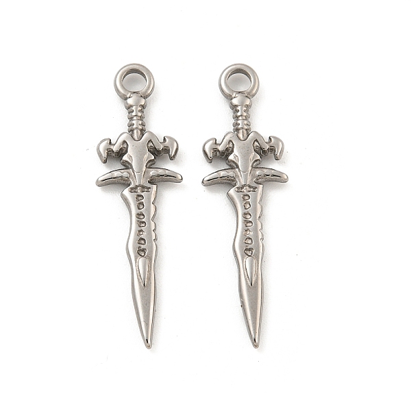 PandaHall 304 Stainless Steel Pendants, Sword Charm, Stainless Steel Color, 30x9x2mm, Hole: 2.5mm 304 Stainless Steel
PandaHall 304 Stainless Steel Pendants, Sword Charm, Stainless Steel Color, 30x9x2mm, Hole: 2.5mm 304 Stainless Steel