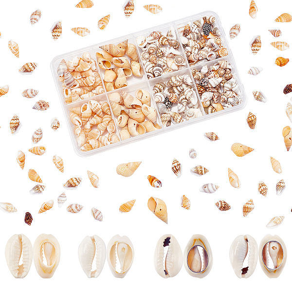 PandaHall 160pcs Spiral Seashell Beads, Beach Cowrie Shells Large Oval Seashells Natural Beach Seashells with Big Hole for DIY Craft..., Multicolor
PandaHall 160pcs Spiral Seashell Beads, Beach Cowrie Shells Large Oval Seashells Natural Beach Seashells with Big Hole for DIY Craft..., Multicolor