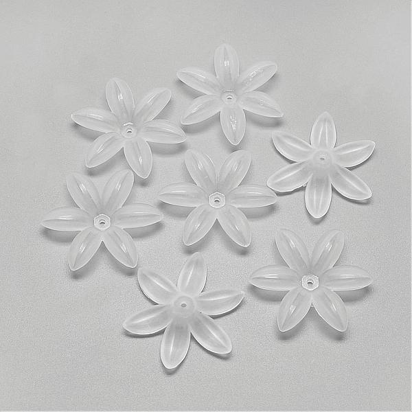 PandaHall 6-Petal Transparent Acrylic Bead Caps, Frosted, Clear, 34.5x30.5x6.5mm, Hole: 1.5mm, about 380pcs/500g Acrylic Clear
PandaHall 6-Petal Transparent Acrylic Bead Caps, Frosted, Clear, 34.5x30.5x6.5mm, Hole: 1.5mm, about 380pcs/500g Acrylic Clear