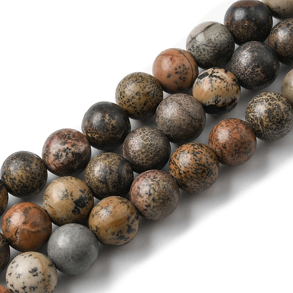 PandaHall Natural Dendritic Jasper Beads Strands, Round, 8~8.5mm, Hole: 1.2mm, about 45pcs/strand, 14.76''(37.5cm) Dendritic Jasper Round
PandaHall Natural Dendritic Jasper Beads Strands, Round, 8~8.5mm, Hole: 1.2mm, about 45pcs/strand, 14.76''(37.5cm) Dendritic Jasper Round