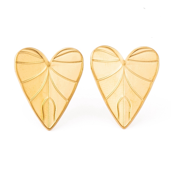 PandaHall Ion Plating(IP) 304 Stainless Steel Stud Earrings for Women, Golden, Heart, 20x16.5mm 304 Stainless Steel Heart
PandaHall Ion Plating(IP) 304 Stainless Steel Stud Earrings for Women, Golden, Heart, 20x16.5mm 304 Stainless Steel Heart