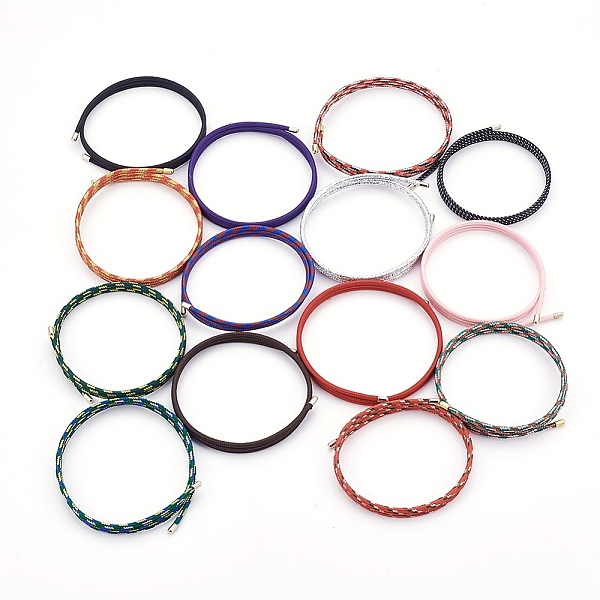 PandaHall 3-Loop Magnetic Cord Wrap Bracelets, Mixed Color, 20.15 inch(51.2cm), 2mm Magnetic Hematite Multicolor
PandaHall 3-Loop Magnetic Cord Wrap Bracelets, Mixed Color, 20.15 inch(51.2cm), 2mm Magnetic Hematite Multicolor