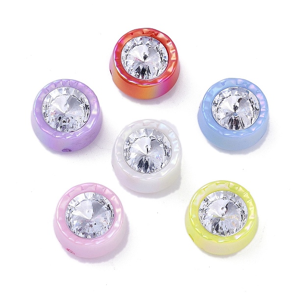 PandaHall UV Plating Iridescent Acrylic with Rhinestone Beads, Flat Round, Mixed Color, 20.5x20.5x12.5mm, Hole: 2.5mm Acrylic Flat Round..., Multicolor
PandaHall UV Plating Iridescent Acrylic with Rhinestone Beads, Flat Round, Mixed Color, 20.5x20.5x12.5mm, Hole: 2.5mm Acrylic Flat Round..., Multicolor