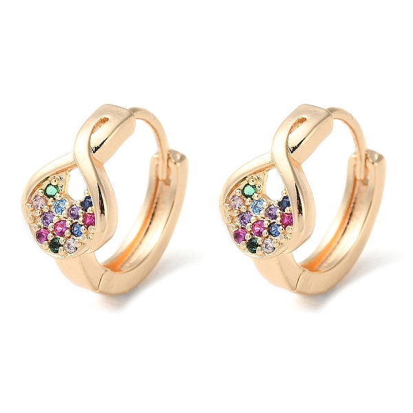 PandaHall Rack Plating Brass Micro Pave Colorful Cubic Zirconia Hoop Earrings for Women, Rhombus, Light Gold, 15x8.5mm Brass Rhombus
PandaHall Rack Plating Brass Micro Pave Colorful Cubic Zirconia Hoop Earrings for Women, Rhombus, Light Gold, 15x8.5mm Brass Rhombus
