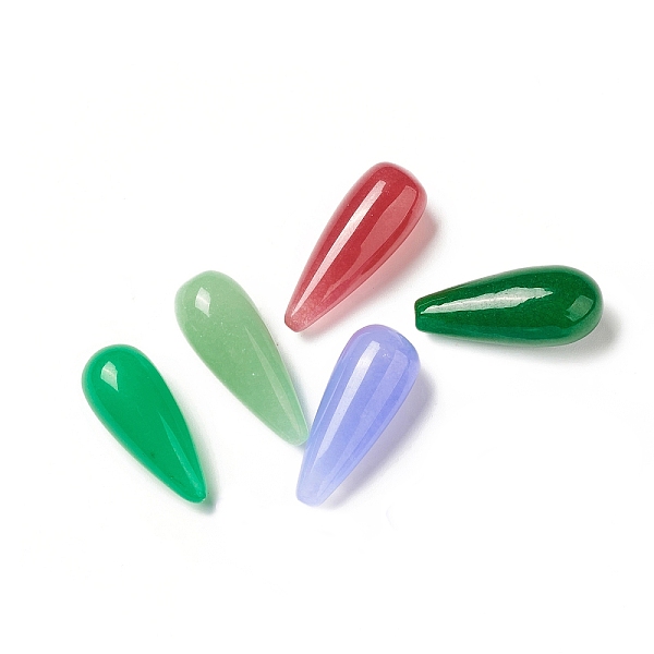 PandaHall Natural Malaysia Jade Pointed Beads, Dyed, No Hole, Teardrop, Mixed Color, 19~20.5x8~8.5mm Malaysia Jade Teardrop Multicolor
PandaHall Natural Malaysia Jade Pointed Beads, Dyed, No Hole, Teardrop, Mixed Color, 19~20.5x8~8.5mm Malaysia Jade Teardrop Multicolor
