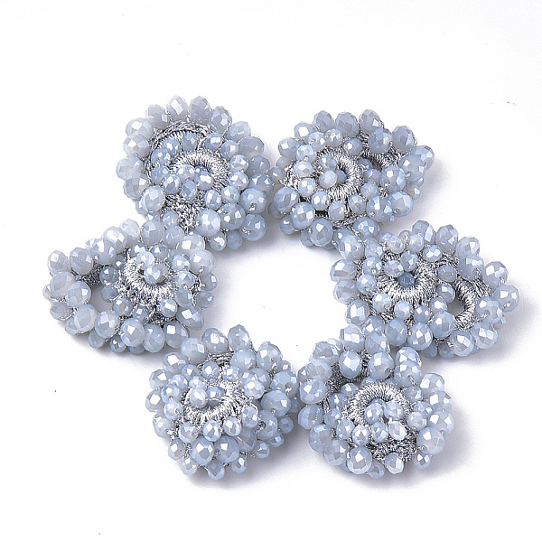 PandaHall Glass Woven Pendants, Polyester Thread Covered with CCB Plastic Findings, Faceted, Oval, Light Grey, 38~41x29~33x10~13mm Glass..., Gray
PandaHall Glass Woven Pendants, Polyester Thread Covered with CCB Plastic Findings, Faceted, Oval, Light Grey, 38~41x29~33x10~13mm Glass..., Gray