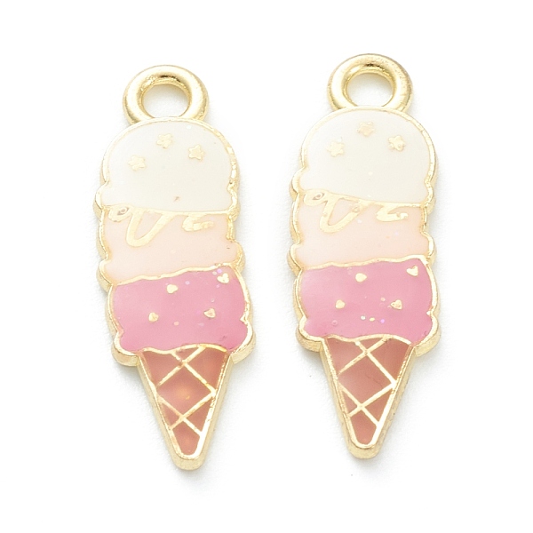 PandaHall Alloy Enamel Pendants, for DIY Accessories, Ice Cream, Light Gold, Lead Free & Cadmium Free, Colorful, 24.5x8x2mm, Hole: 2mm..., Pink
PandaHall Alloy Enamel Pendants, for DIY Accessories, Ice Cream, Light Gold, Lead Free & Cadmium Free, Colorful, 24.5x8x2mm, Hole: 2mm..., Pink