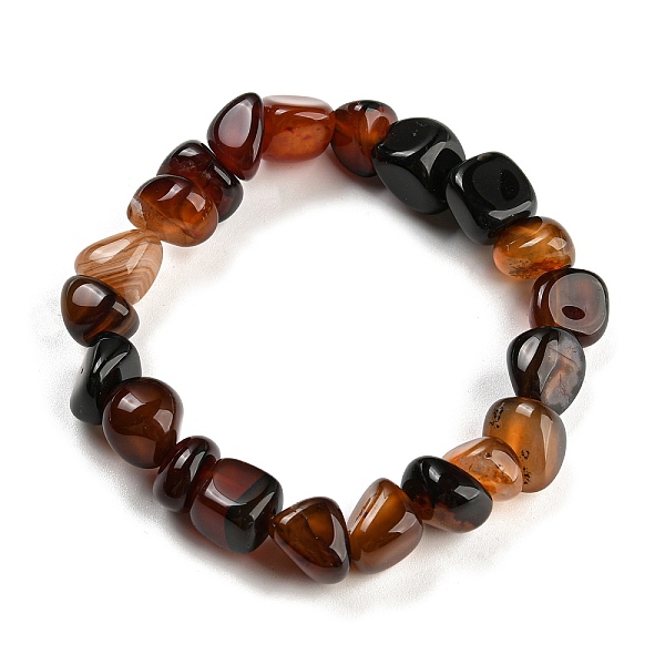 PandaHall Dyed & Heated Natural Agate Nugget Beaded Stretch Bracelets, Coconut Brown, Inner Diameter: 2 inch(5.2cm) Natural Agate Nuggets
PandaHall Dyed & Heated Natural Agate Nugget Beaded Stretch Bracelets, Coconut Brown, Inner Diameter: 2 inch(5.2cm) Natural Agate Nuggets