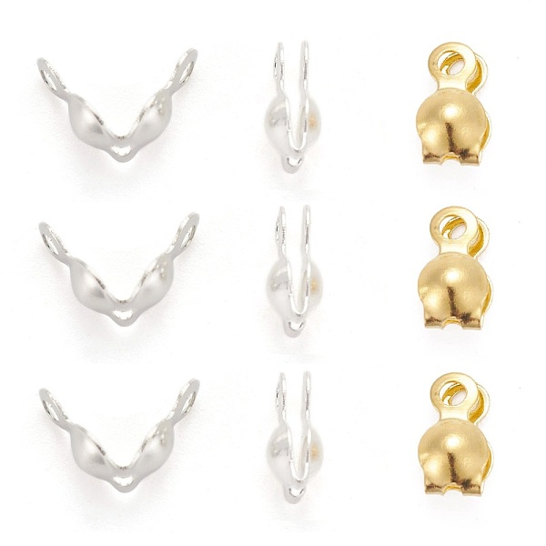 PandaHall Brass Bead Tips, Calotte Ends, Clamshell Knot Cover, Mixed Color, 7x4mm, Hole: 1mm Brass
PandaHall Brass Bead Tips, Calotte Ends, Clamshell Knot Cover, Mixed Color, 7x4mm, Hole: 1mm Brass